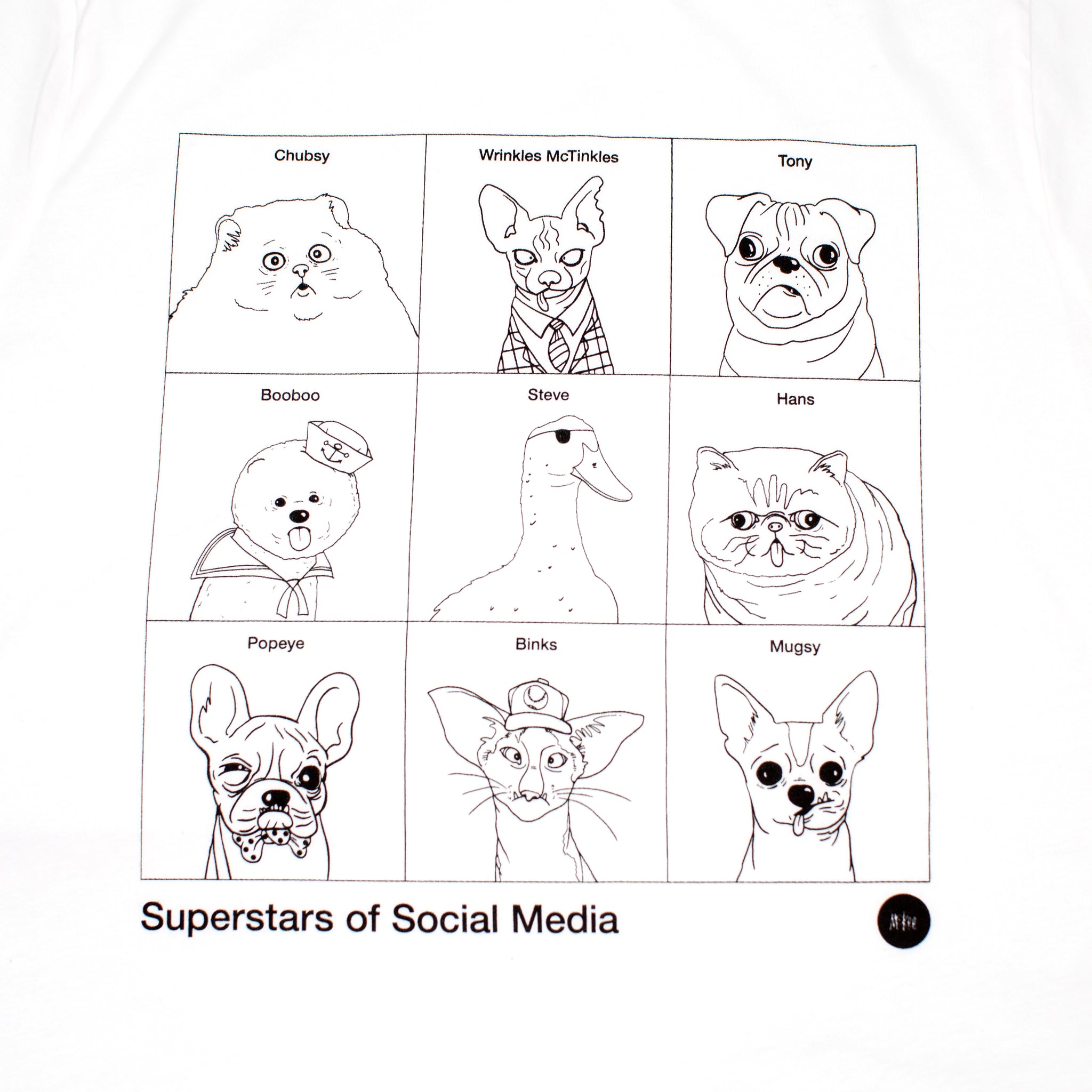 Superstars of Social Media T-shirt