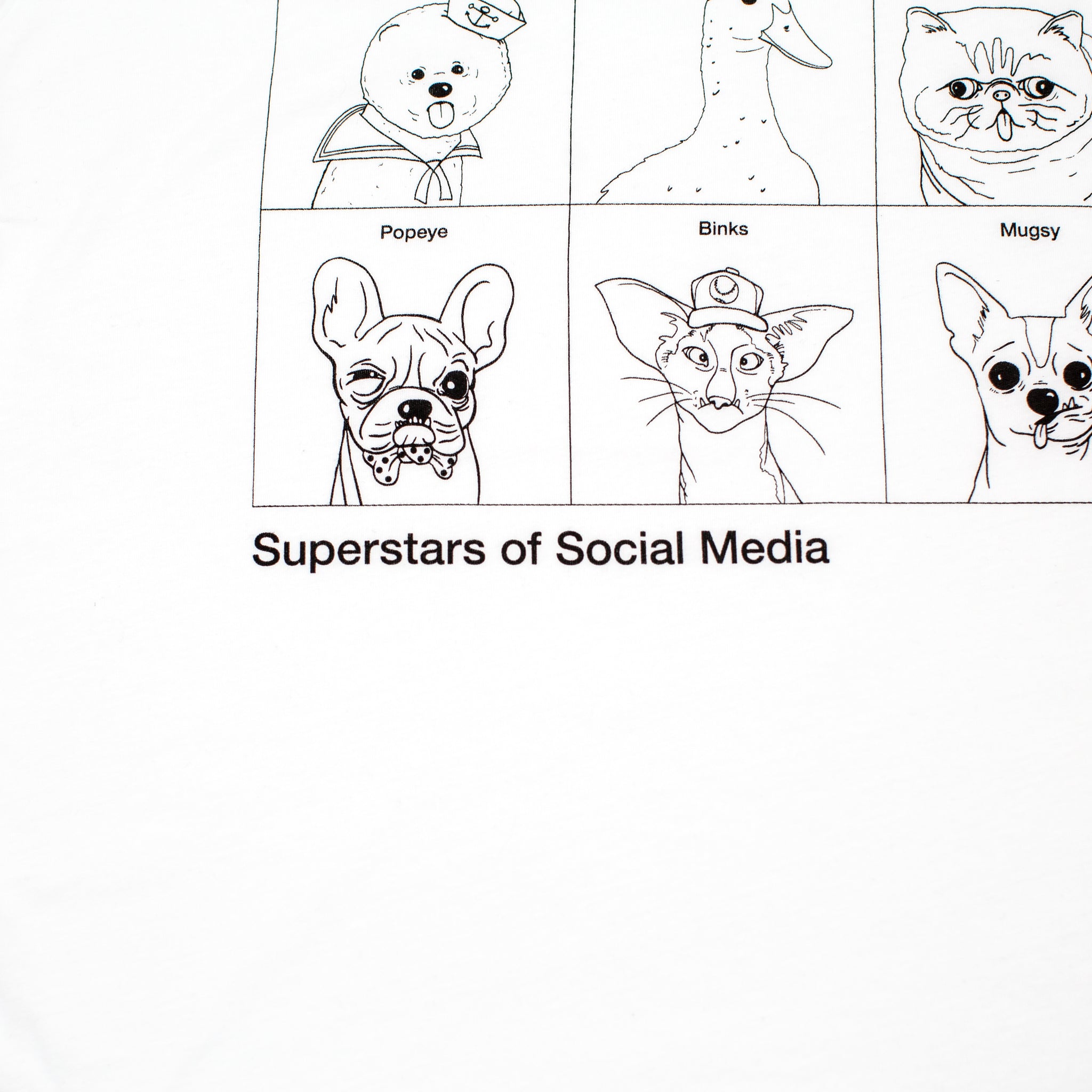 Superstars of Social Media T-shirt