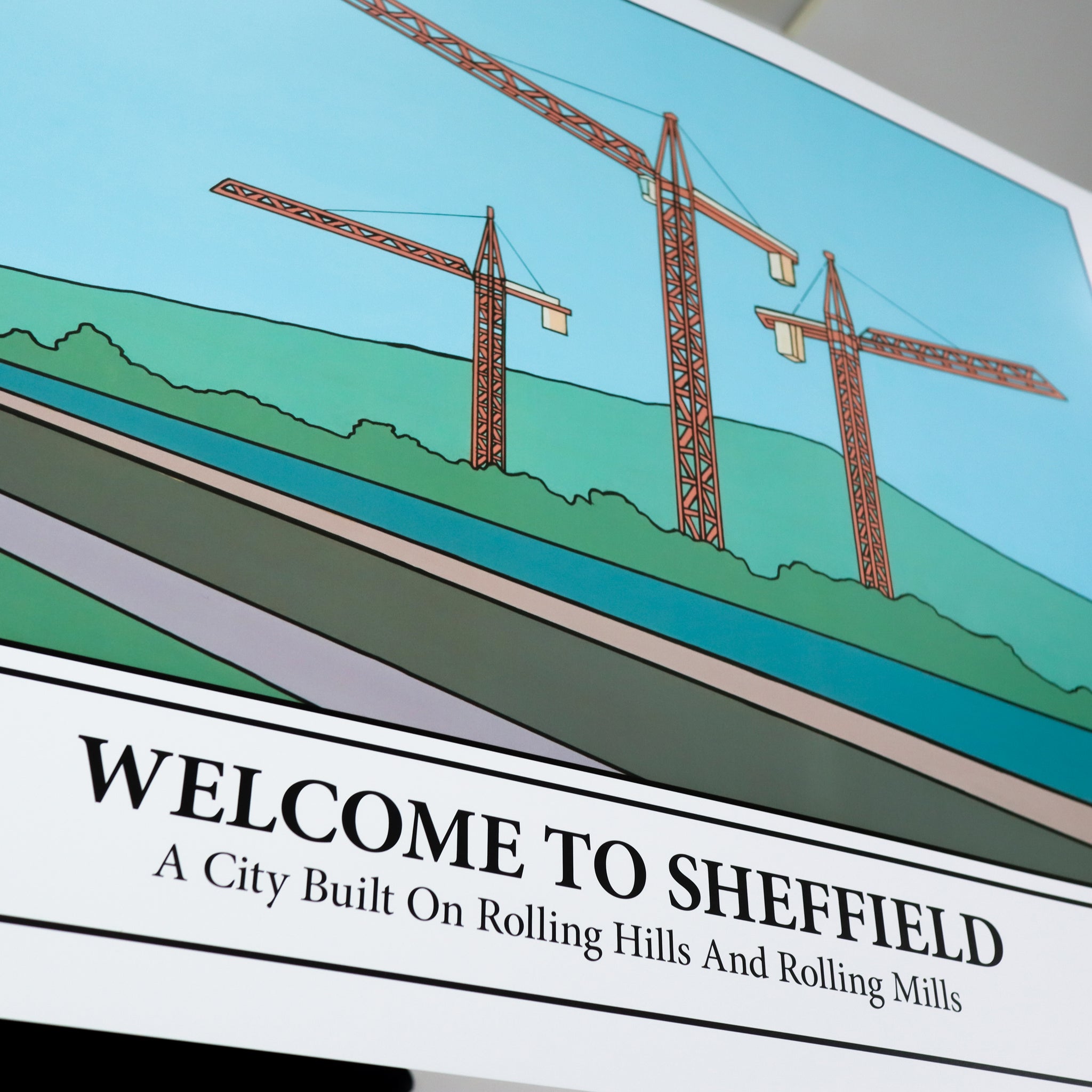 Welcome To Sheffield - Tourist Poster