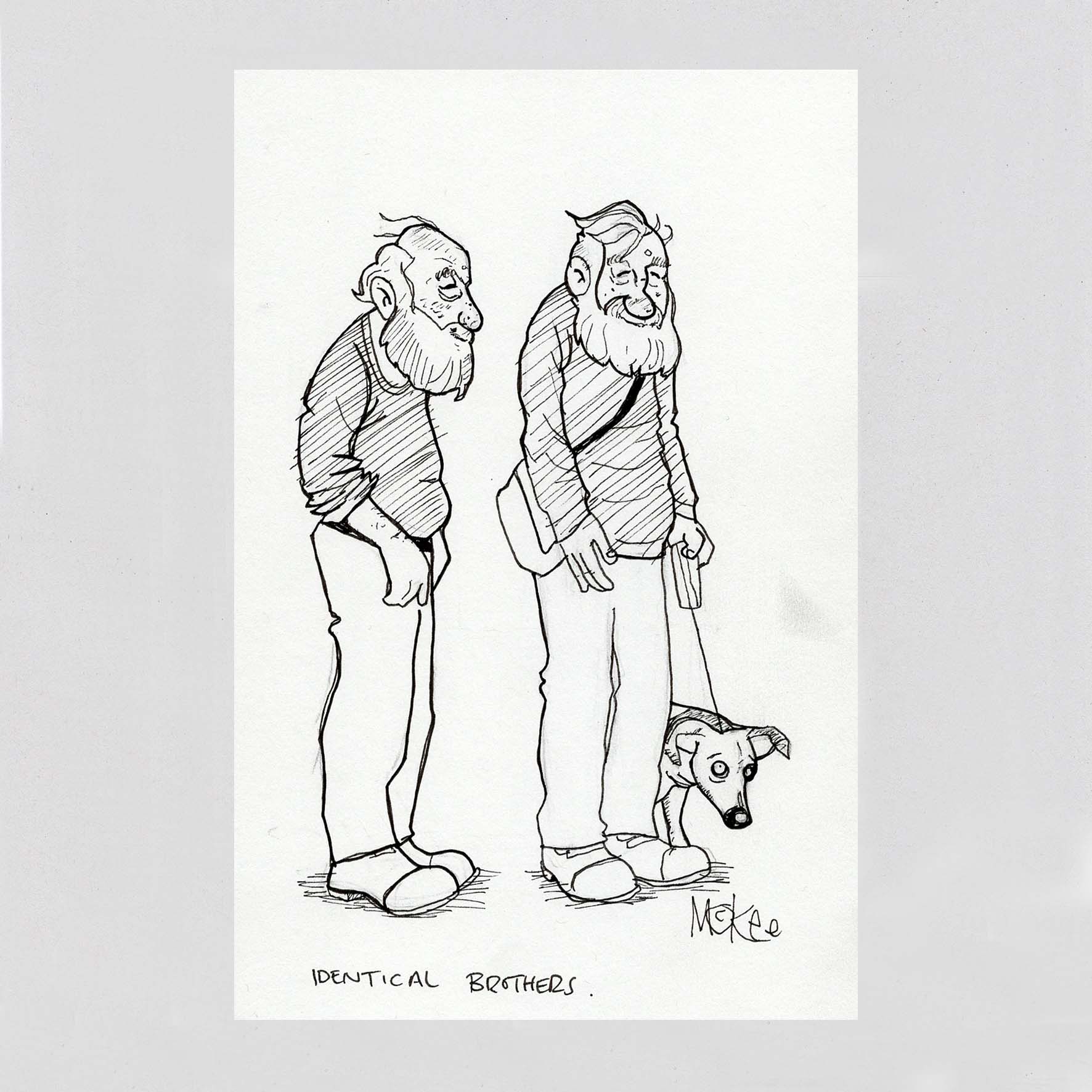 Identical Brothers - Original Sketch